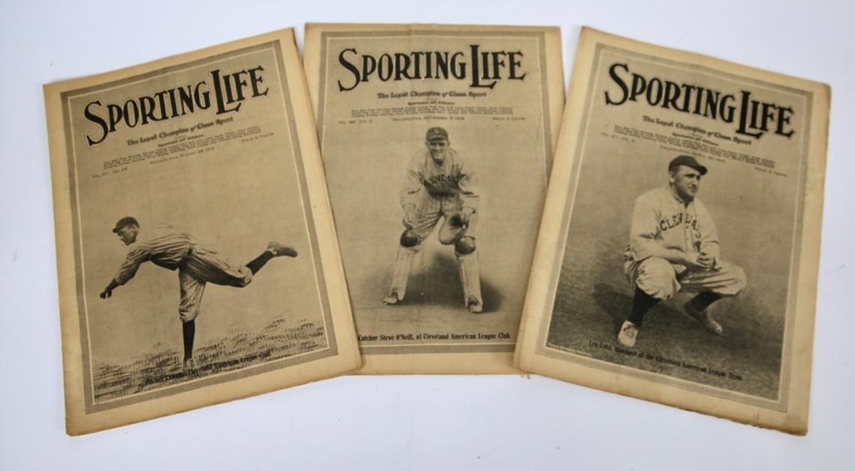 Three Sporting Life Newspapers, 1916- Baseball