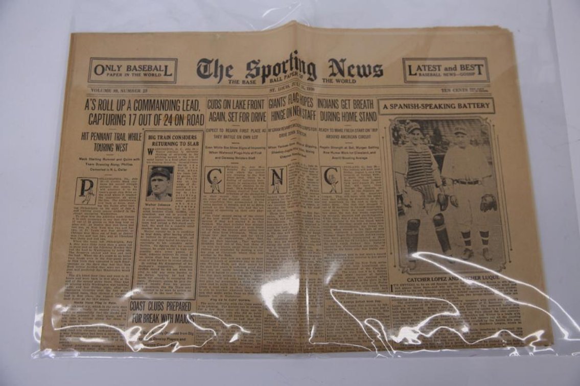 The Sporting News Jul. 1930- Dolf Luque 