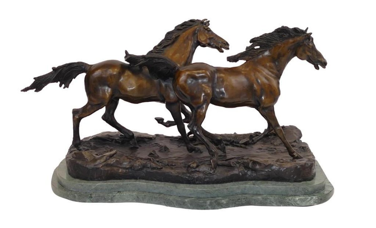 Galloping Horses Bronze Sculpture by Delier #59/199
