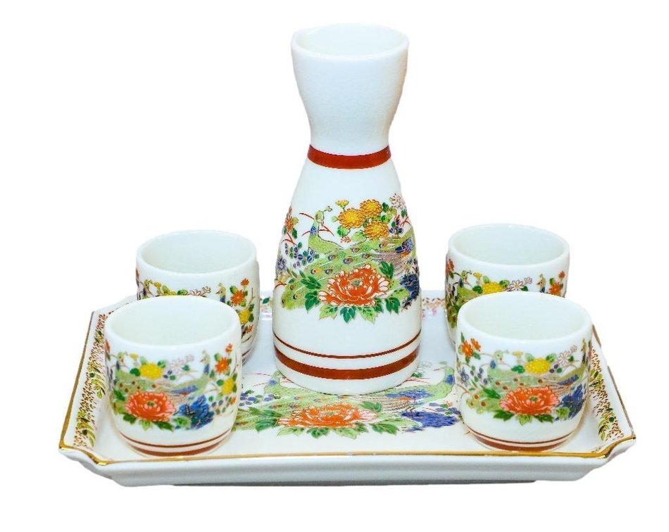 Japanese Porcelain Sake Set