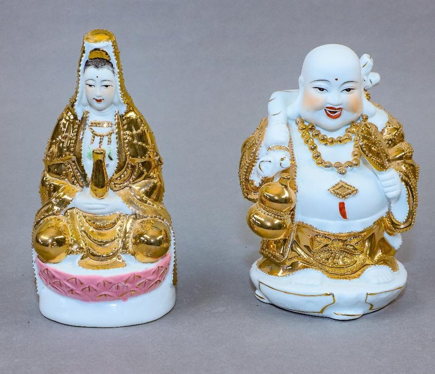 Two Chinese Porcelain Figures