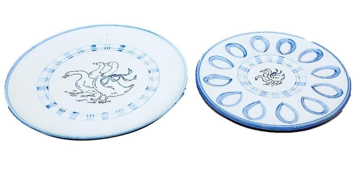 Two Louisville Stoneware Platters