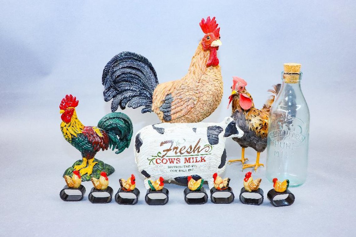 Roosters and Cows