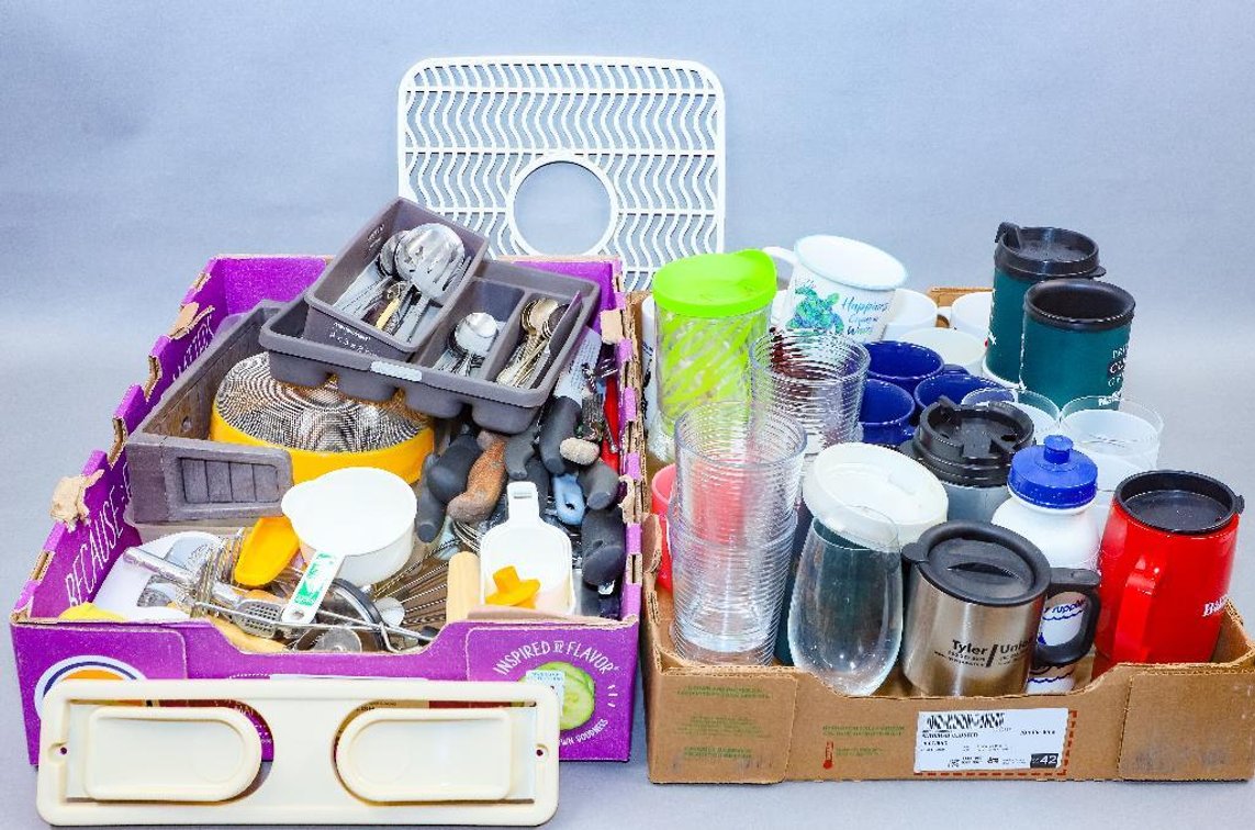 Two Boxes of Kitchenware