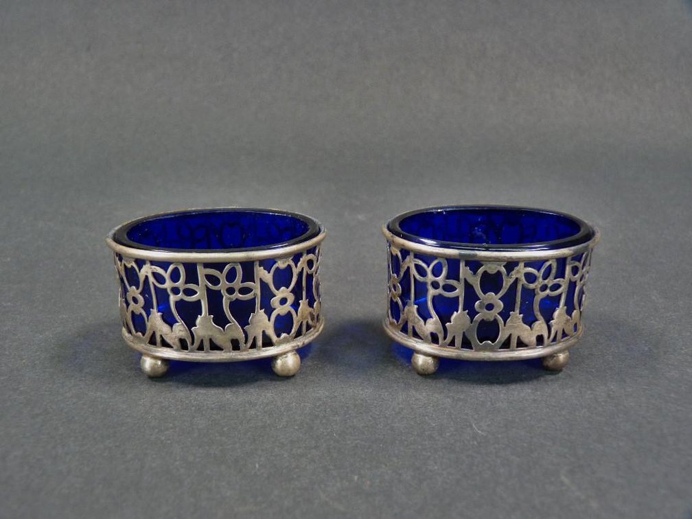 Antique Gorham Sterling Silver Salt Cellars