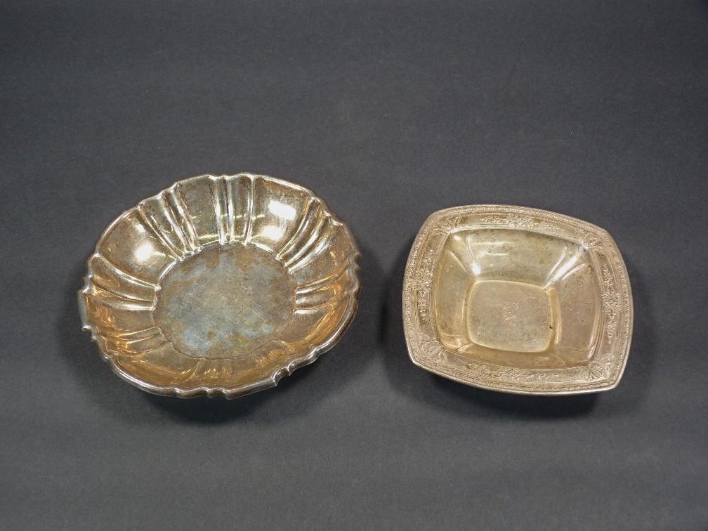 Two Sterling Silver Trinket Bowls