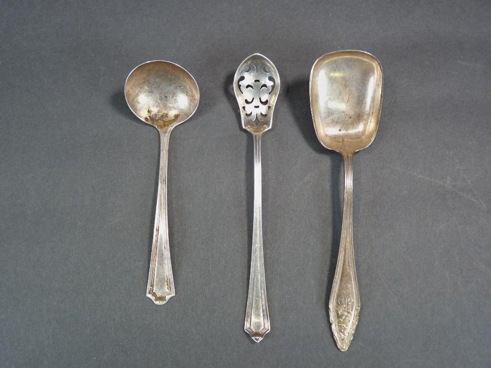 Three Sterling Silver Spoons