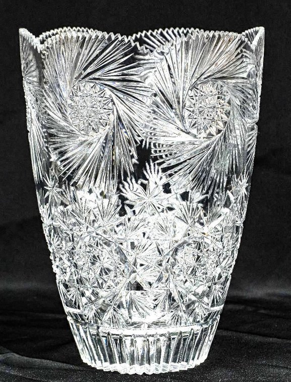 Wheel Cut Vase