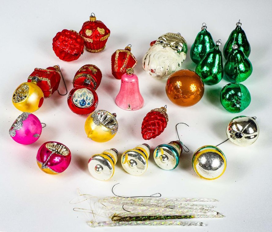 Vintage Glass Christmas Ornaments