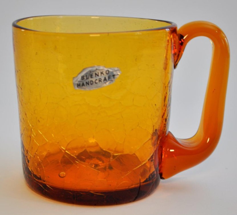 Wheat Glass Mug by Blenko
