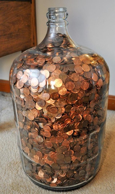 192 Pounds of Pennies