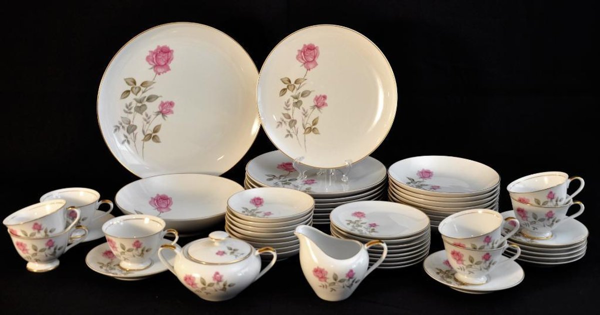 Rose China Set by Empress China Japan