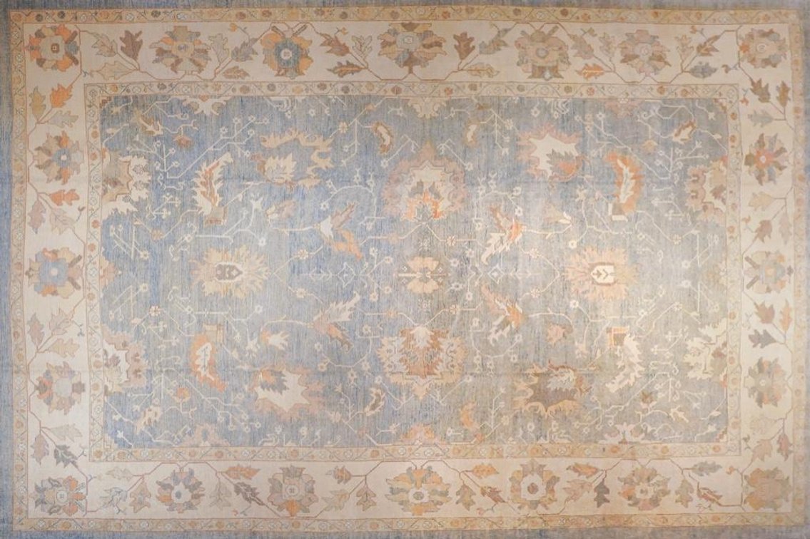 Oversize Hand Knotted Wool Original Turkish Oushak*