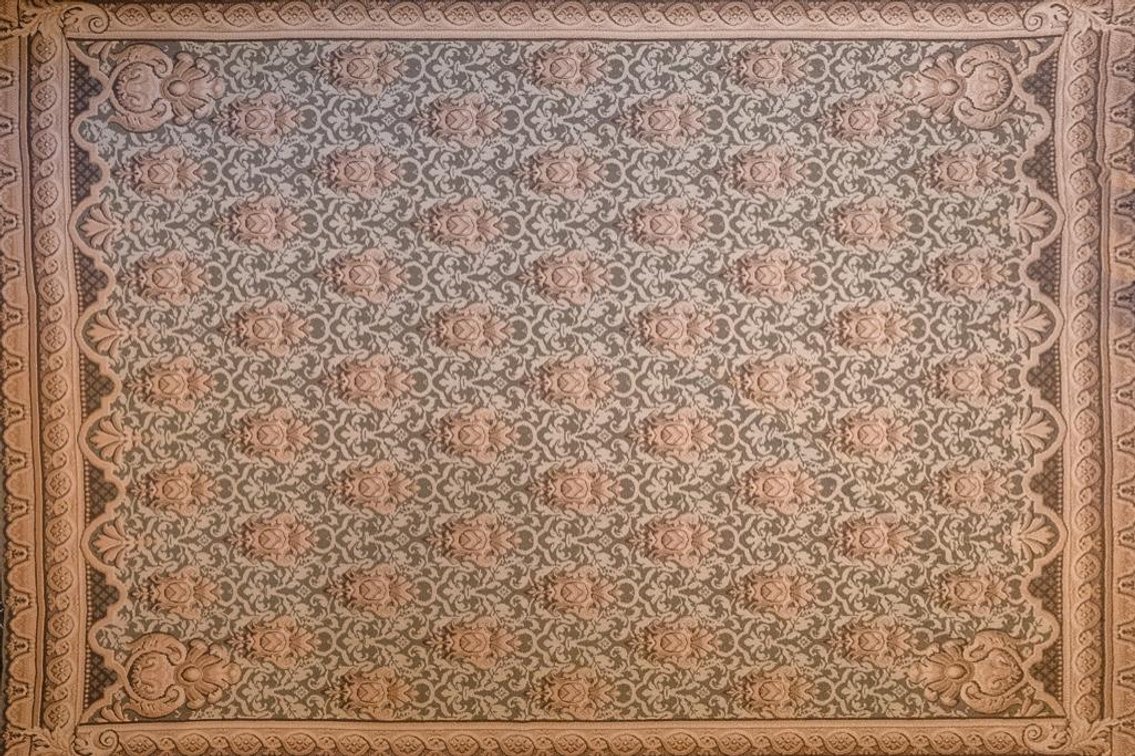 Hand Woven Wool Needlepoint Rug