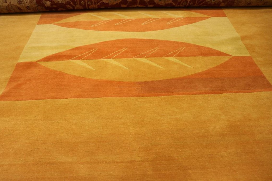 Hand Knotted Wool Tibetan Rug From Nepal