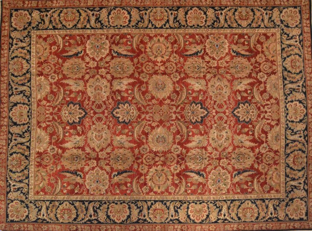 Hand Knotted Wool Mahal From China