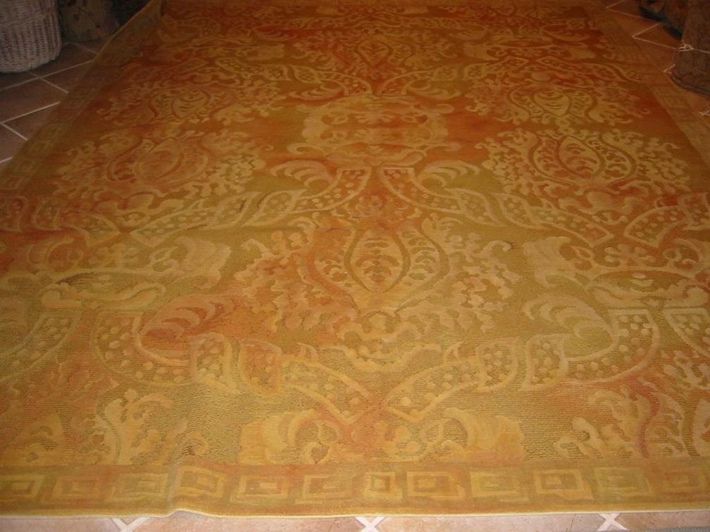 Hand Knotted Wool Savonille From China