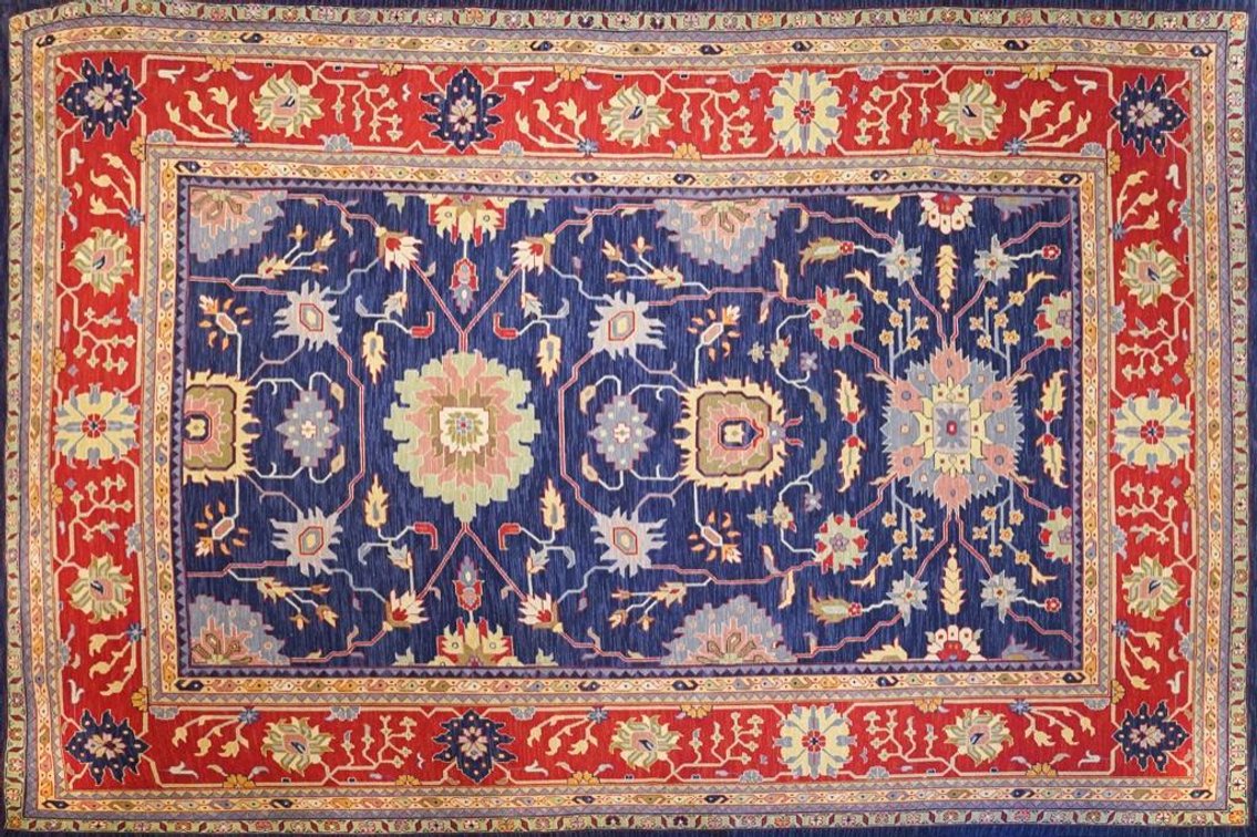 Hand Woven Wool Soumak Rug