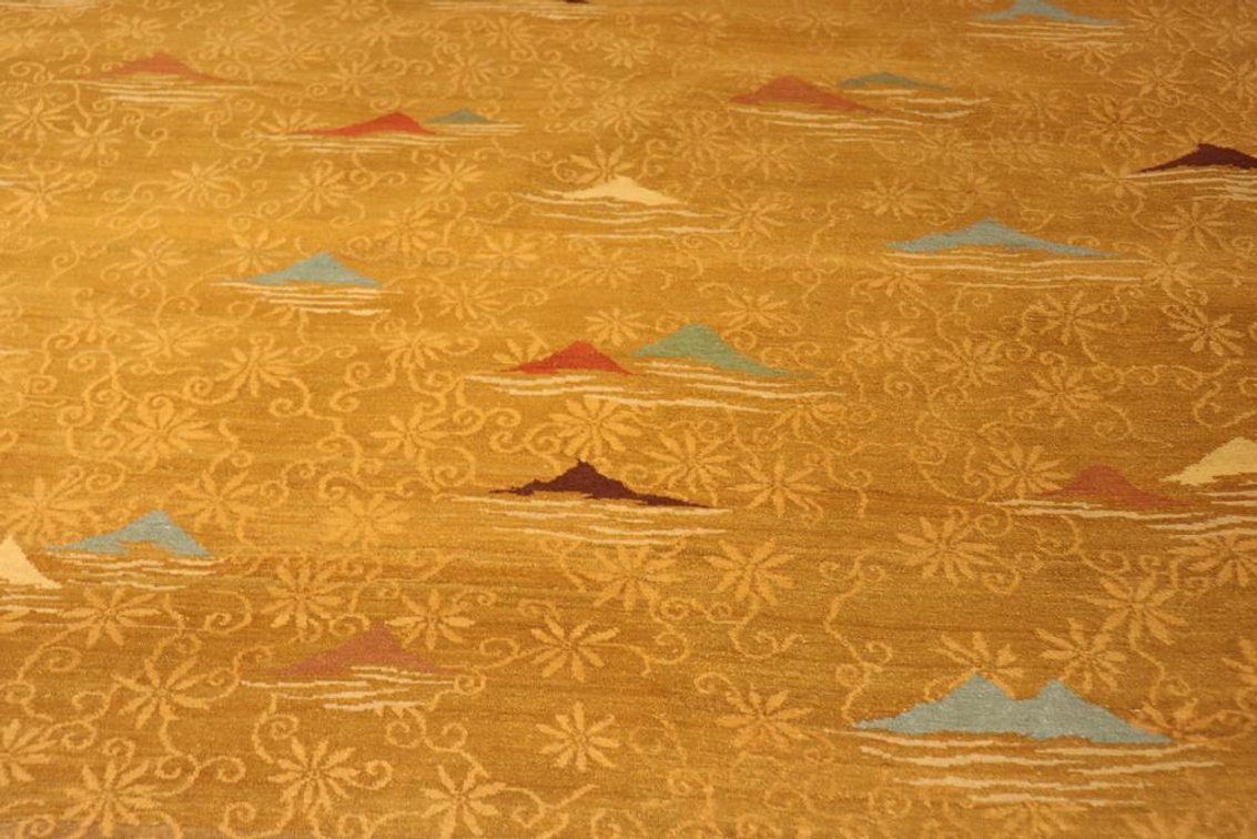 Hand Knotted Wool Tibetan Rug From Nepal