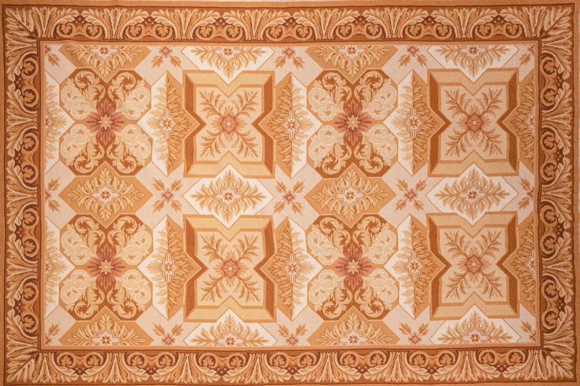 Hand Woven Wool Needlepoint Rug