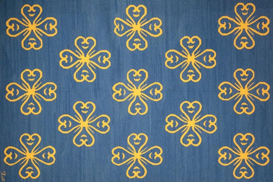 Hand Woven Wool Kelim Rug