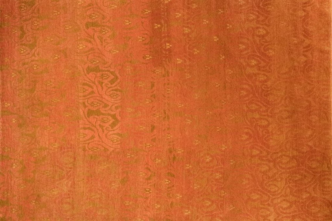 Hand Knotted Wool Tibetan Rug From Nepal