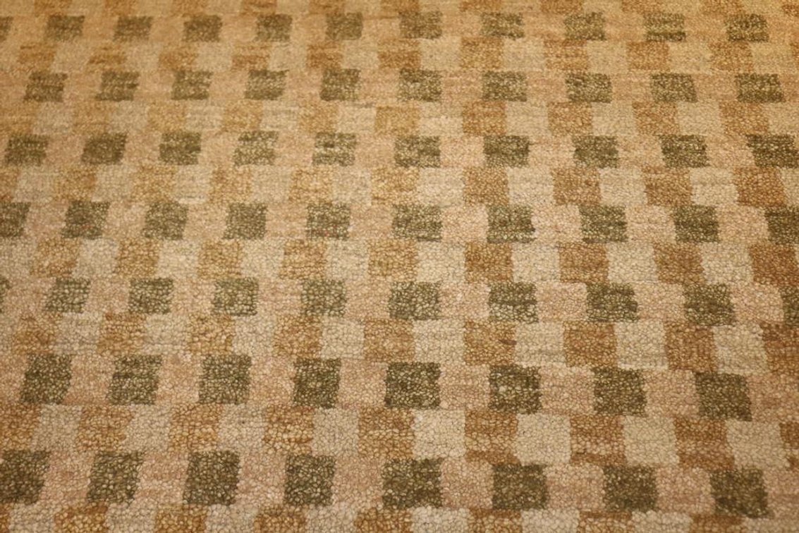 Hand Knotted Wool Tibetan Rug From India