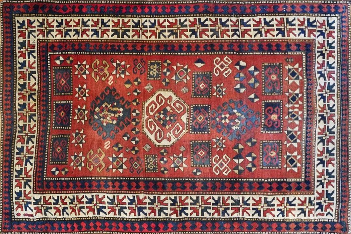 Antique Hand Knotted Lori Pemback Kazak From The Caucasus