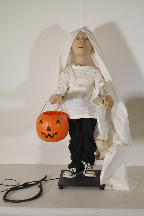 Animated Halloween Ghost Figure