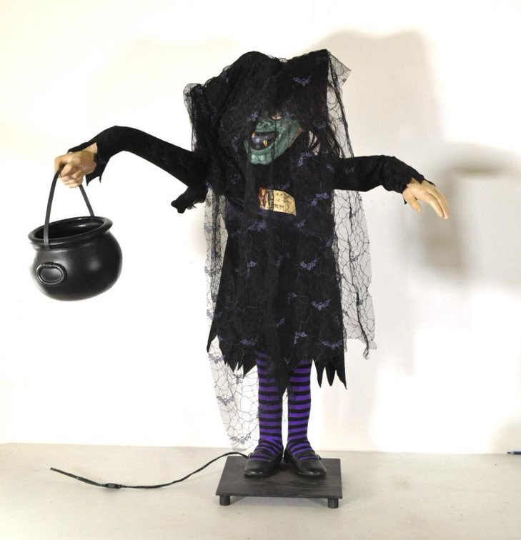 Animated Halloween Figure Witch
