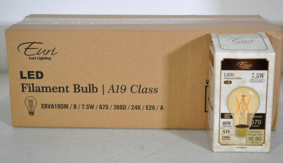 Ten LED Edison Style Bulbs (Lot B)