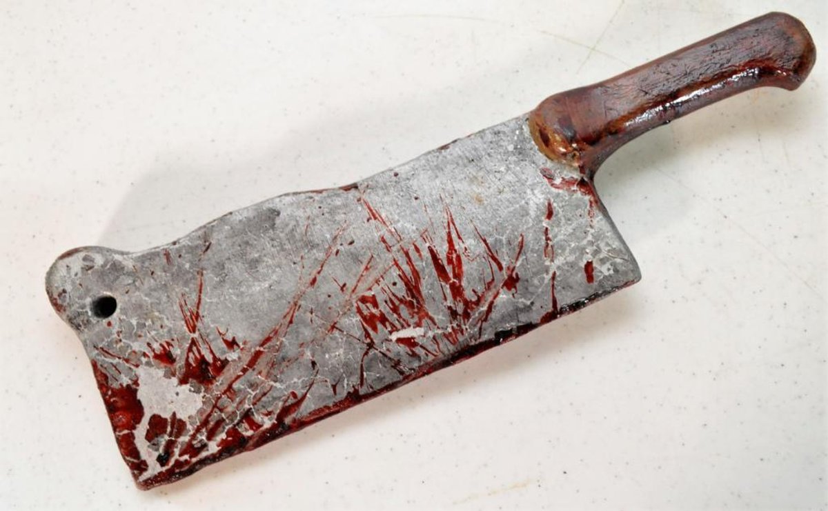 Meat Cleaver Hand Prop