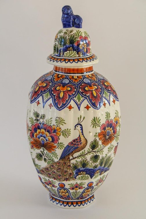 Delft Hand Painted Urn