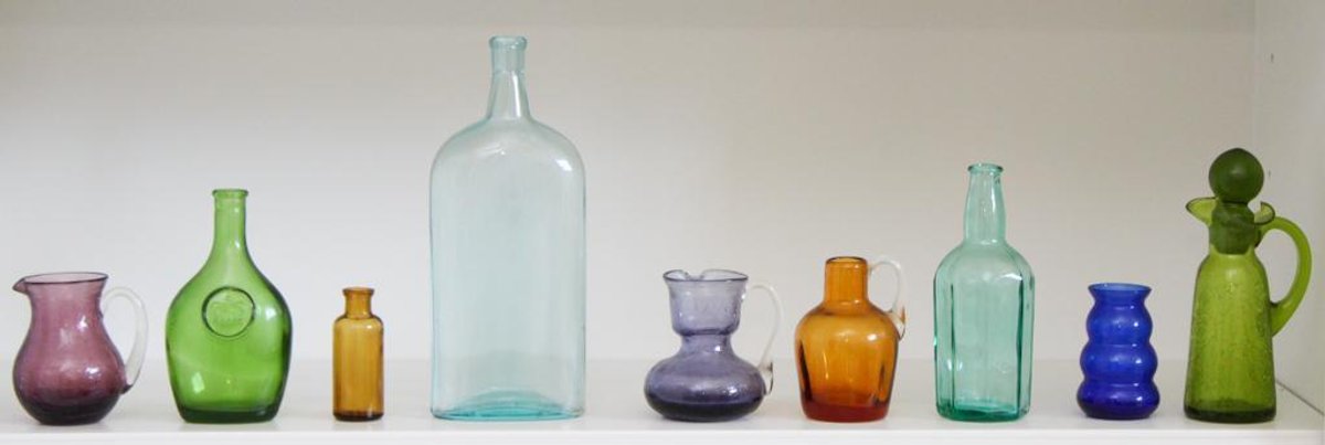 Colored Glass Vessels