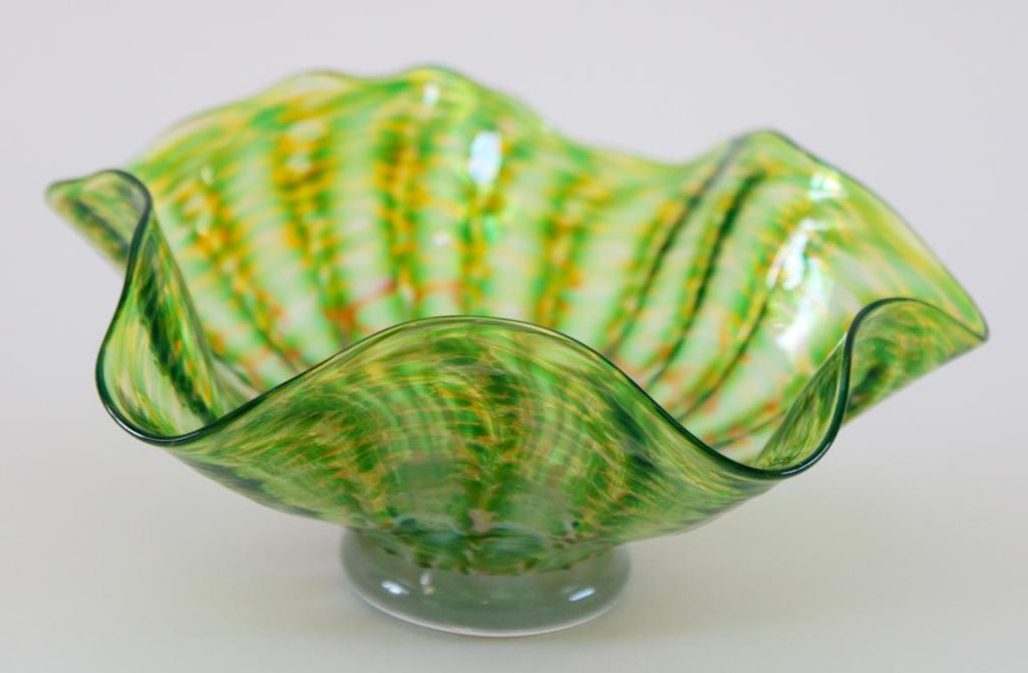 Variegated Murano Style Bowl