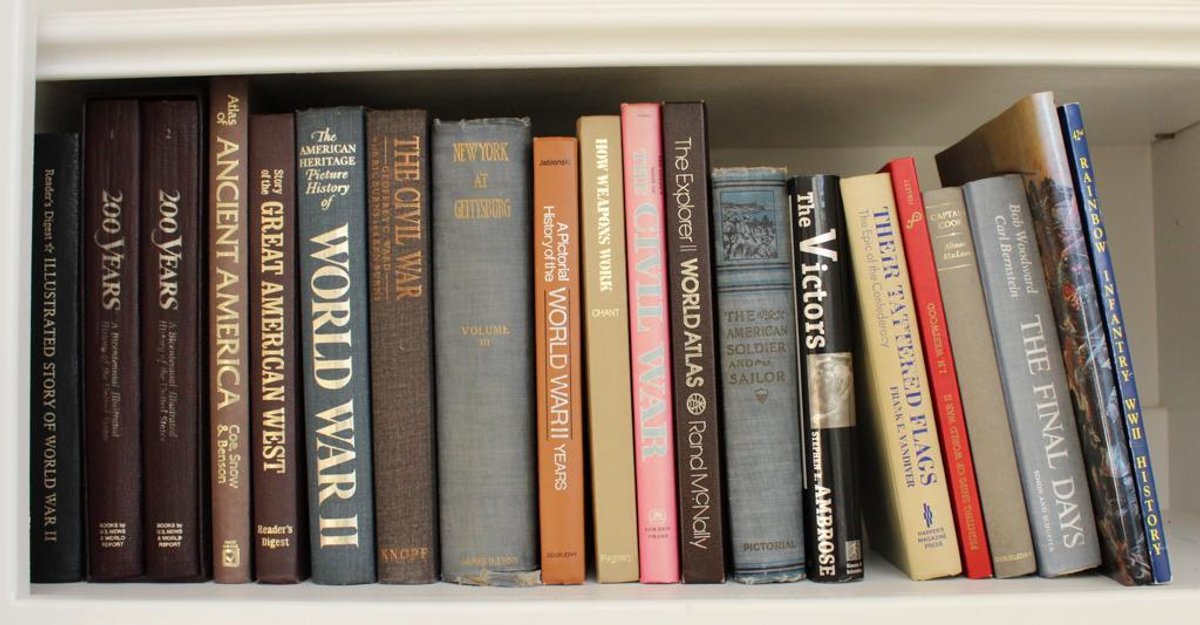 Two Shelves of Books