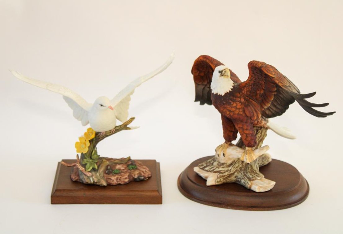 Two Porcelain Birds