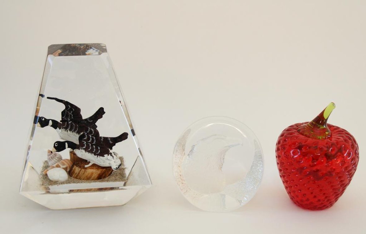 Three Paperweights