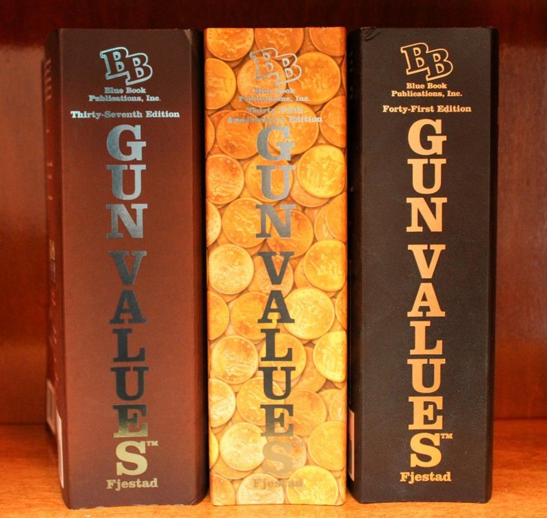 Three Blue Book Gun Values Books