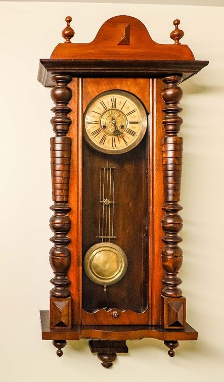 Walnut Wall Clock