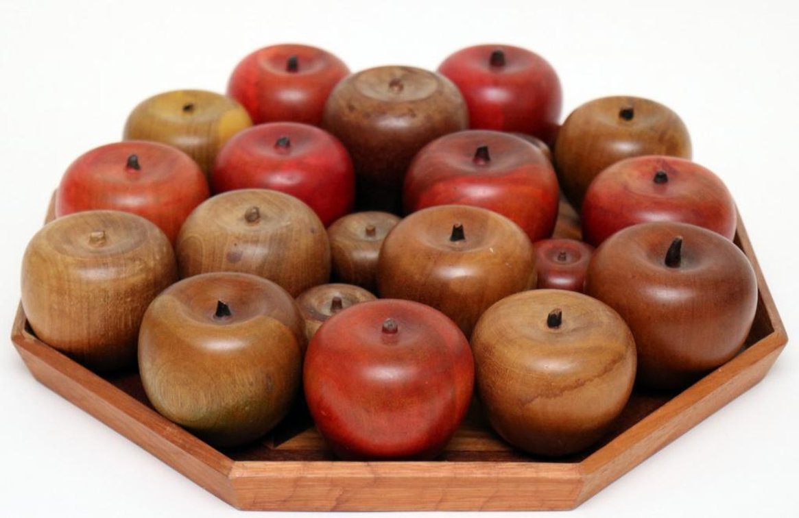 Decorative Wood Apples