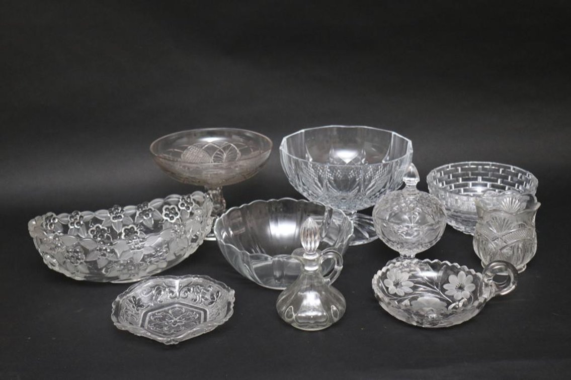 Glass Hostess Pieces