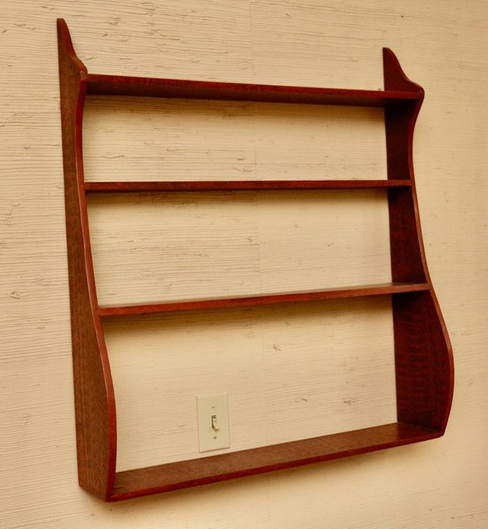 Hand Crafted Open Wall Shelf