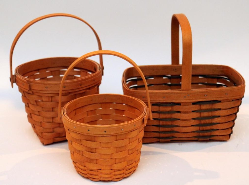Three Longaberger Baskets