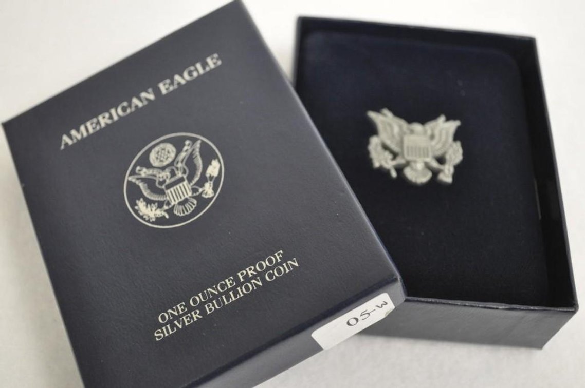 2005-W American Eagle Silver Dollar Proof