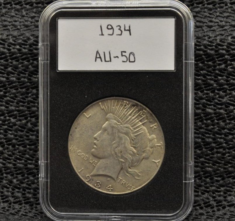 1934 Peace Silver Dollars