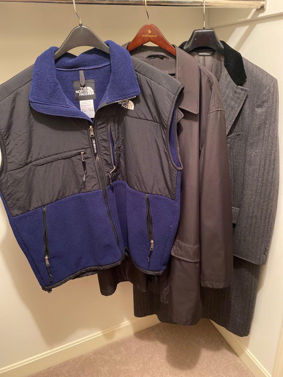 Three Men's Outerwear Pieces