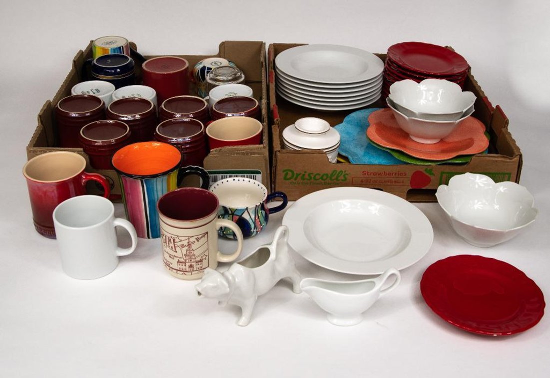 Assortment of Mugs and Dishes