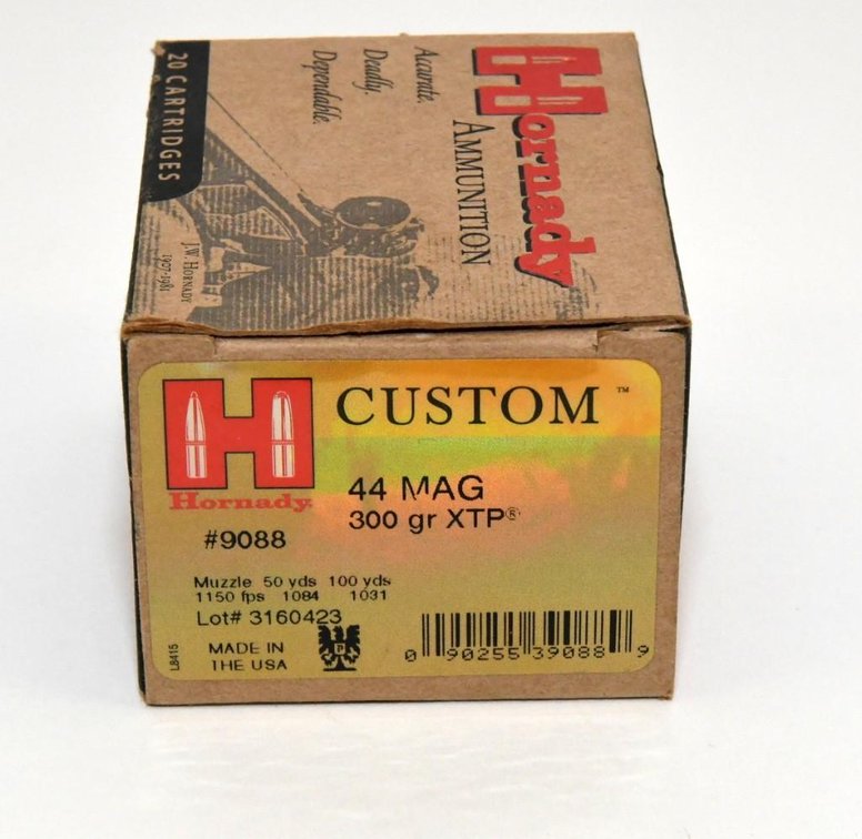 Box of .44 Magnum Cartridges