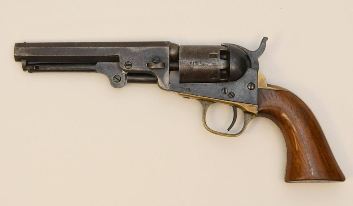 Antique Colt Model 1849 Pocket Revolver, .31 Cal.